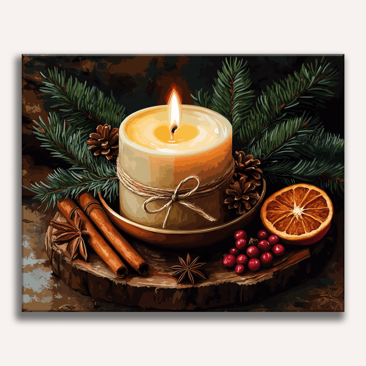 Spiced Comfort - Number Artist Paint by Numbers Kits