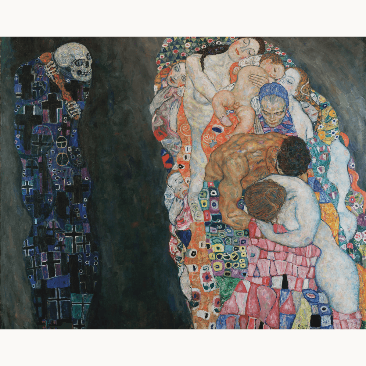 Death and Life by Gustav Klimt - Number Artist Paint by Numbers Kits