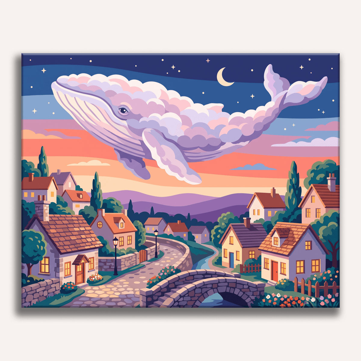 Village Dreams - Number Artist Paint by Numbers Kits