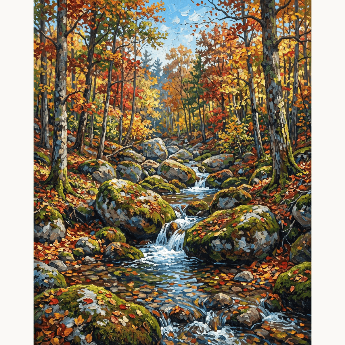 Mossy Creek - Number Artist Paint by Numbers Kits