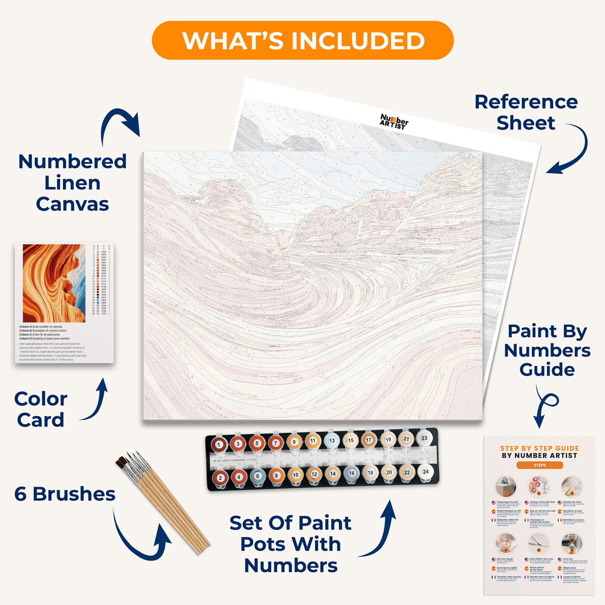 The Wave - Number Artist Paint by Numbers Kits