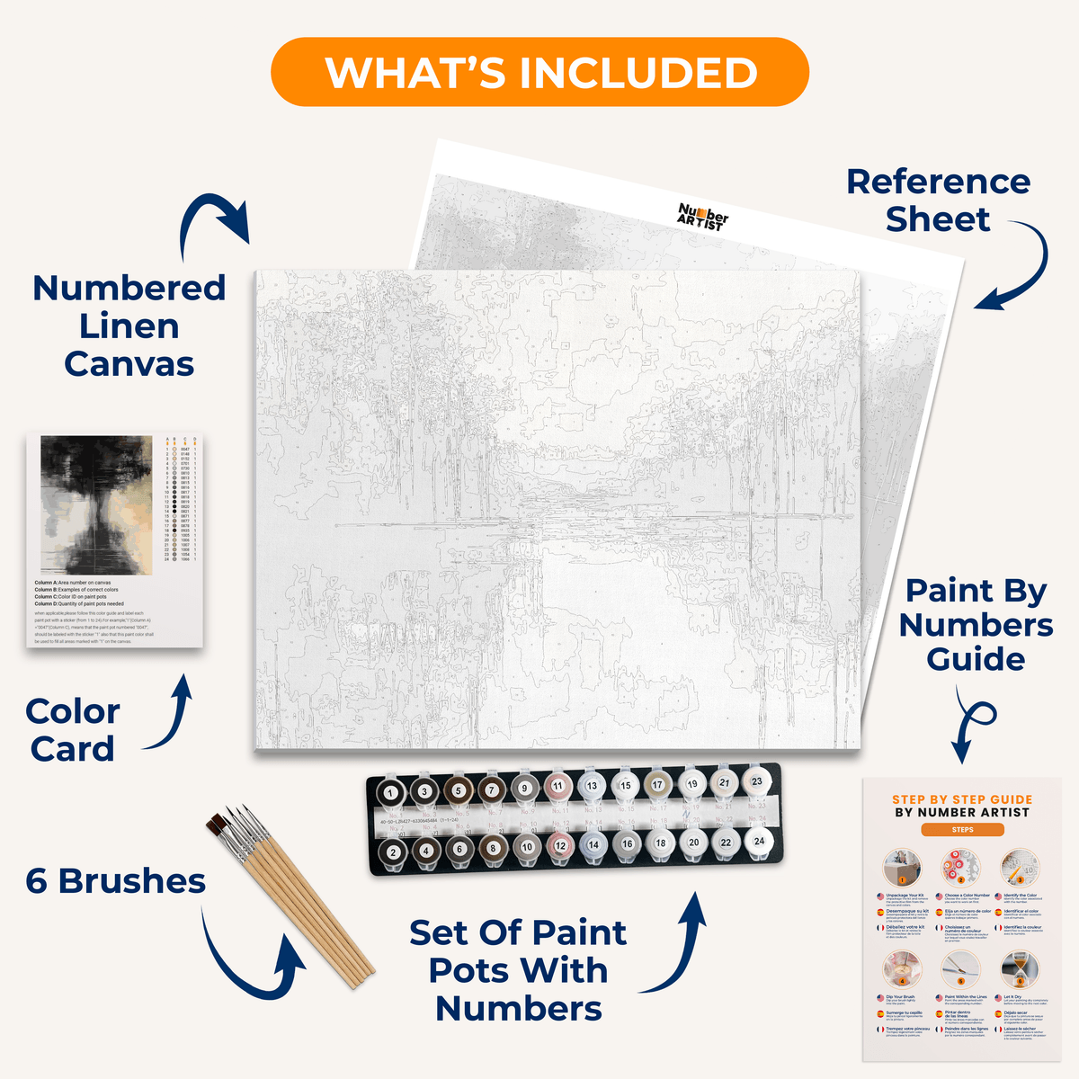 Melancholy Reflecton - Number Artist Paint by Numbers Kits