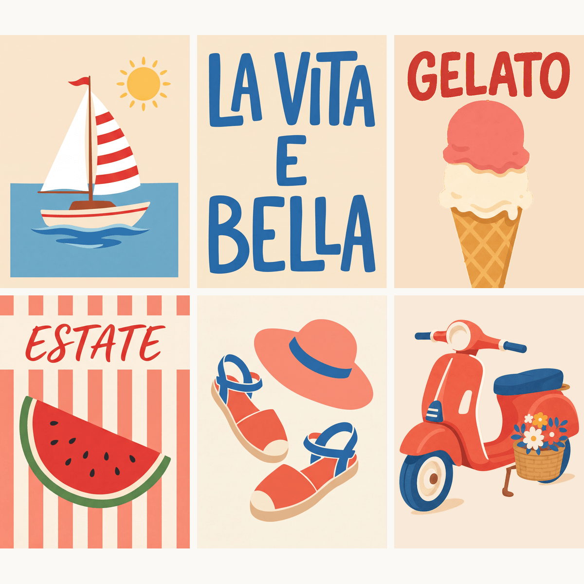 La Vita E Bella - Number Artist Paint by Numbers Kits