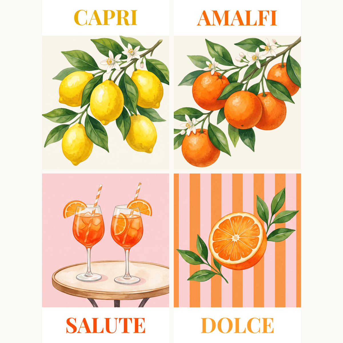 Citrus Riviera - Number Artist Paint by Numbers Kits