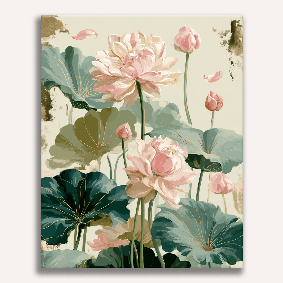 Lotus Blush - Number Artist Paint by Numbers Kits