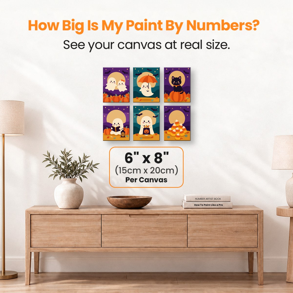 Spooky Cute - Number Artist Paint by Numbers Kits