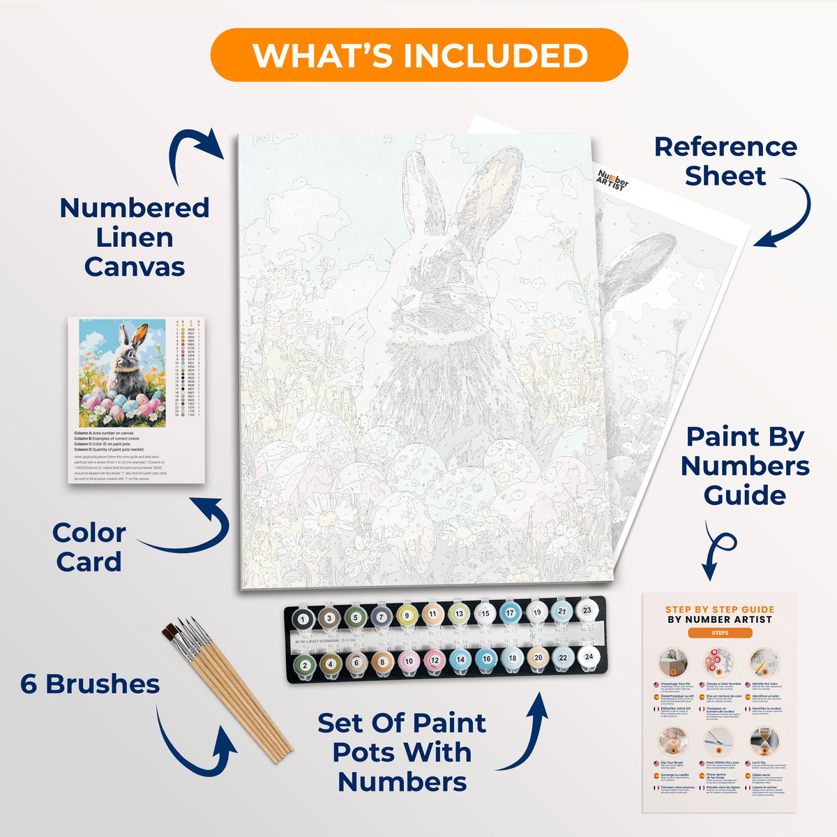 Easter Batch - Number Artist Paint by Numbers Kits