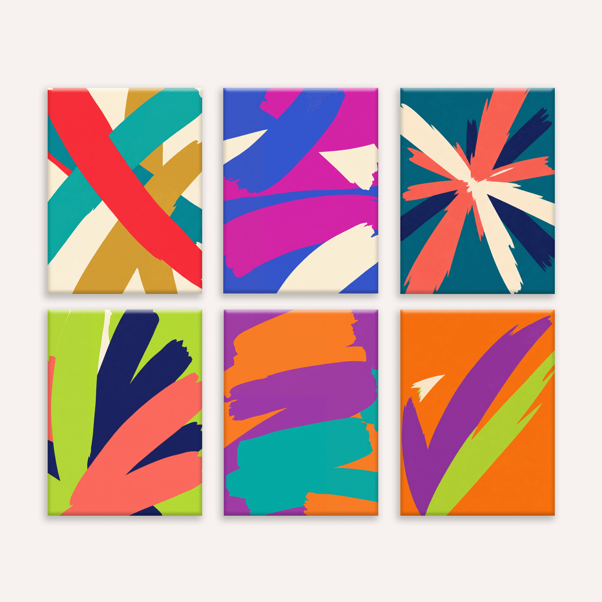 Brushstroke Energy - Number Artist Paint by Numbers Kits