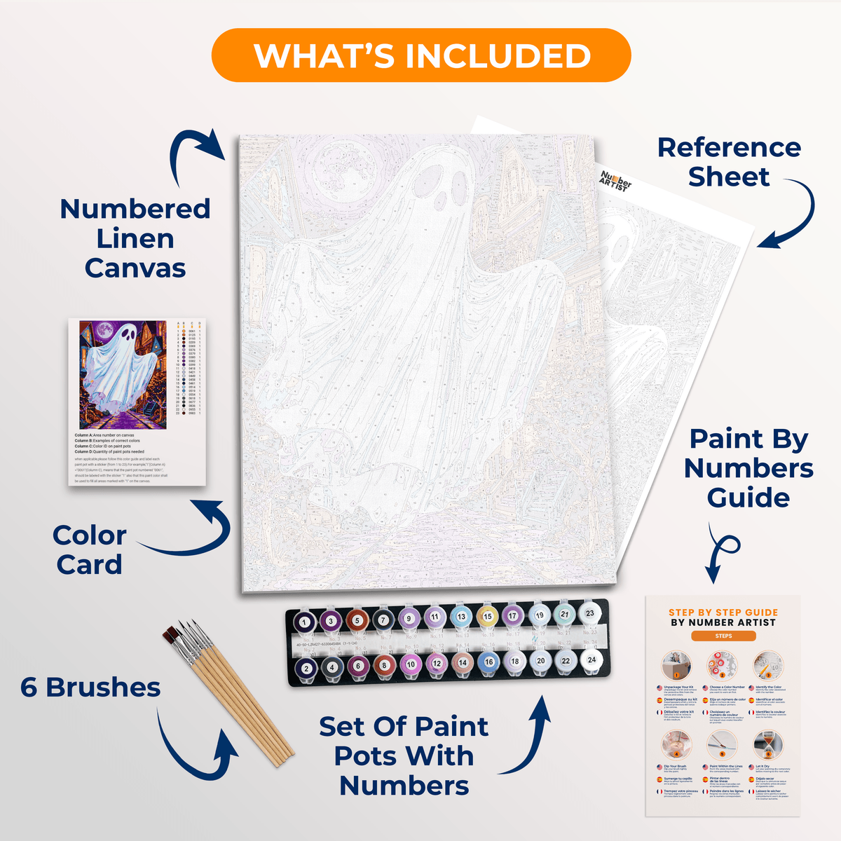 Haunted Streets - Number Artist Paint by Numbers Kits