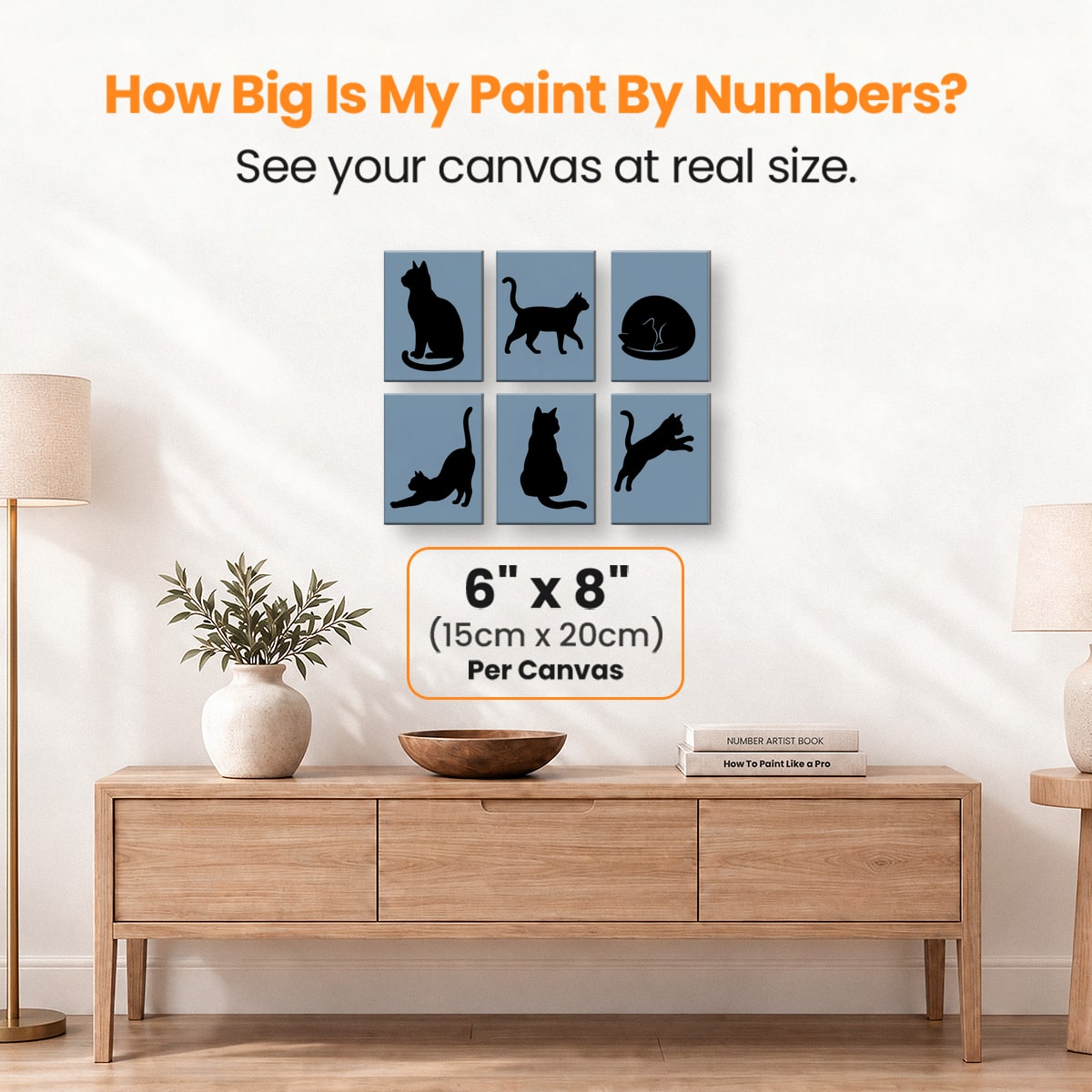 Sleek & Simple - Number Artist Paint by Numbers Kits