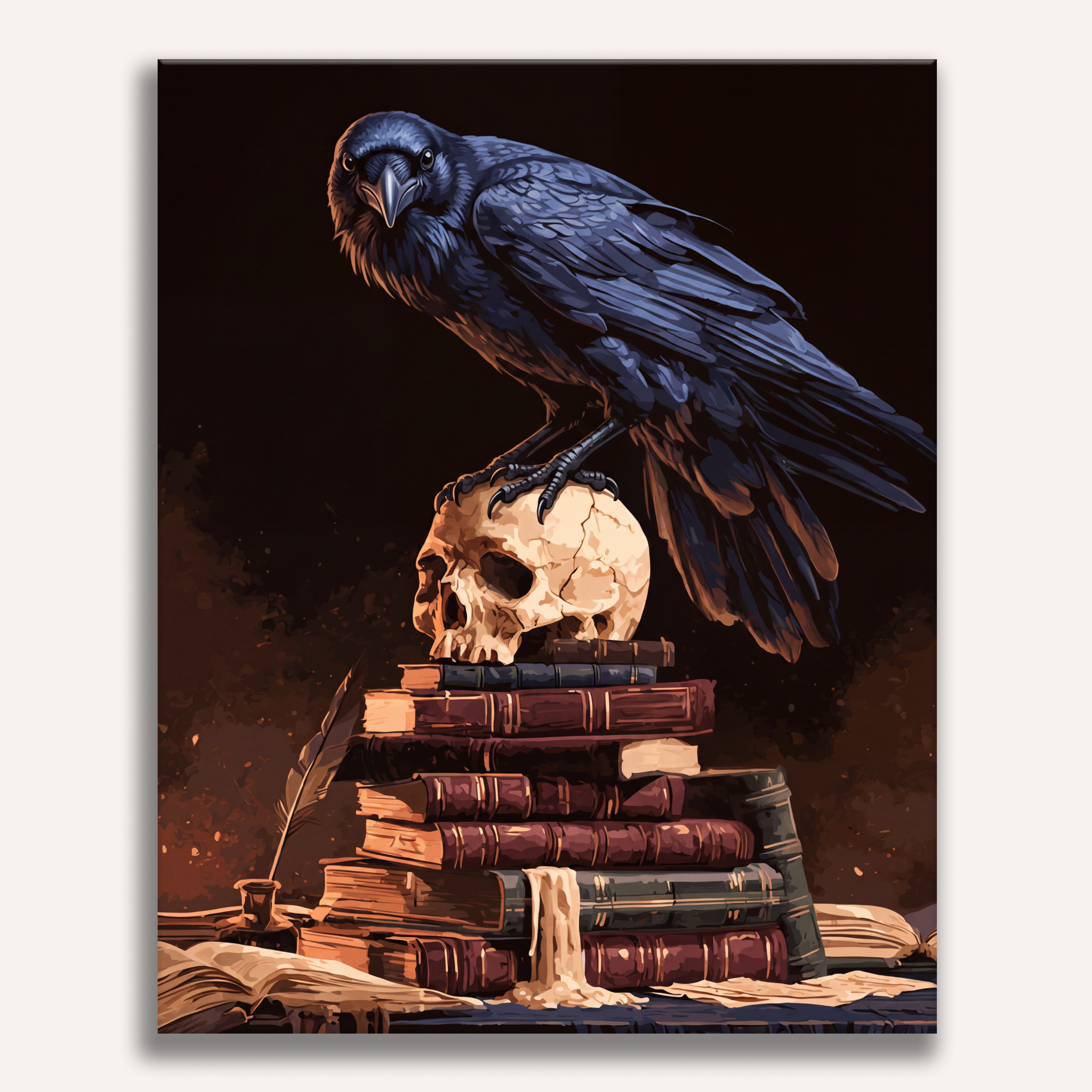 Menacing Raven - Number Artist Paint by Numbers Kits