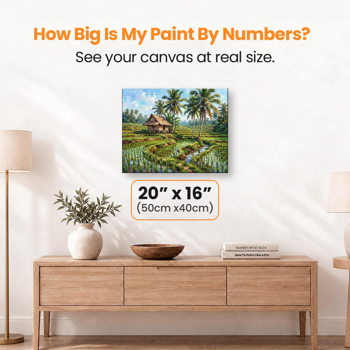 Bali Green Serenity - Number Artist Paint by Numbers Kits