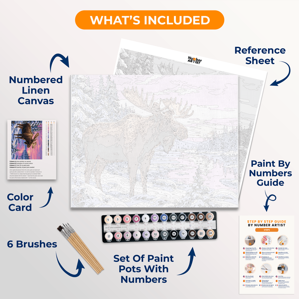 Quiet Giant - Number Artist Paint by Numbers Kits