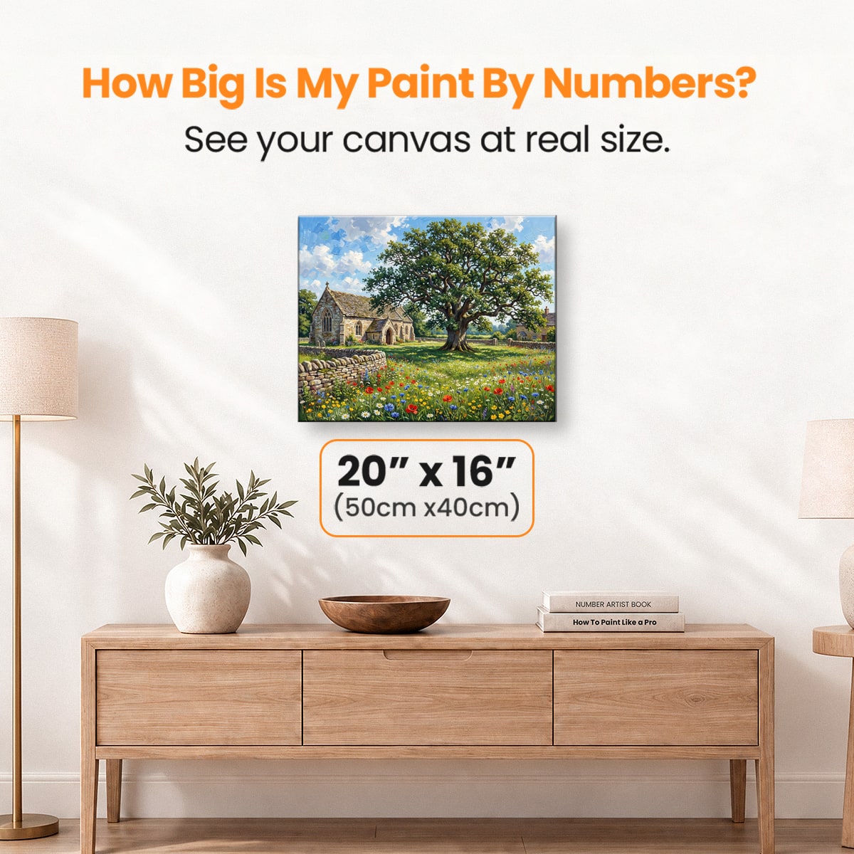 Sunday Village - Number Artist Paint by Numbers Kits
