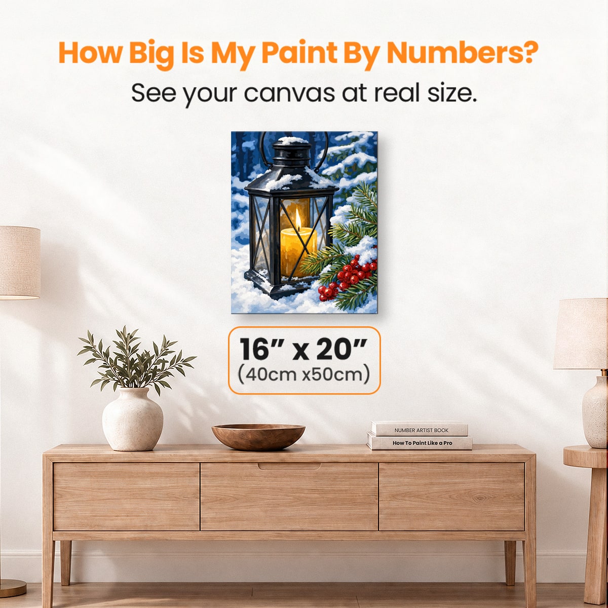 Gentle Flame - Number Artist Paint by Numbers Kits