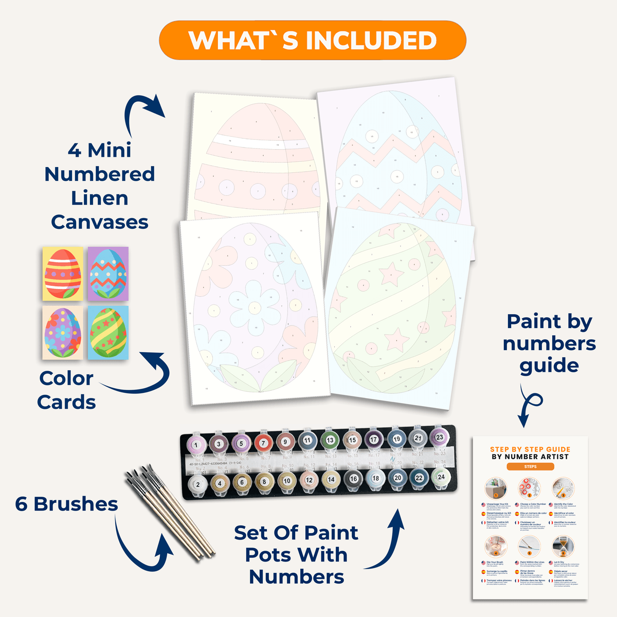 Egg Wonder - Number Artist Paint by Numbers Kits