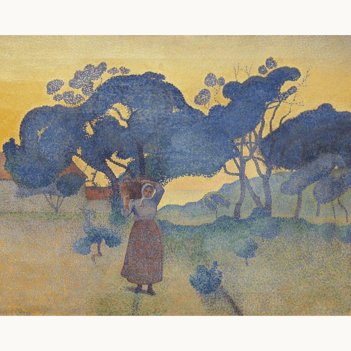 The Farm, Evening by Henri-Edmond Cross - Number Artist Paint by Numbers Kits