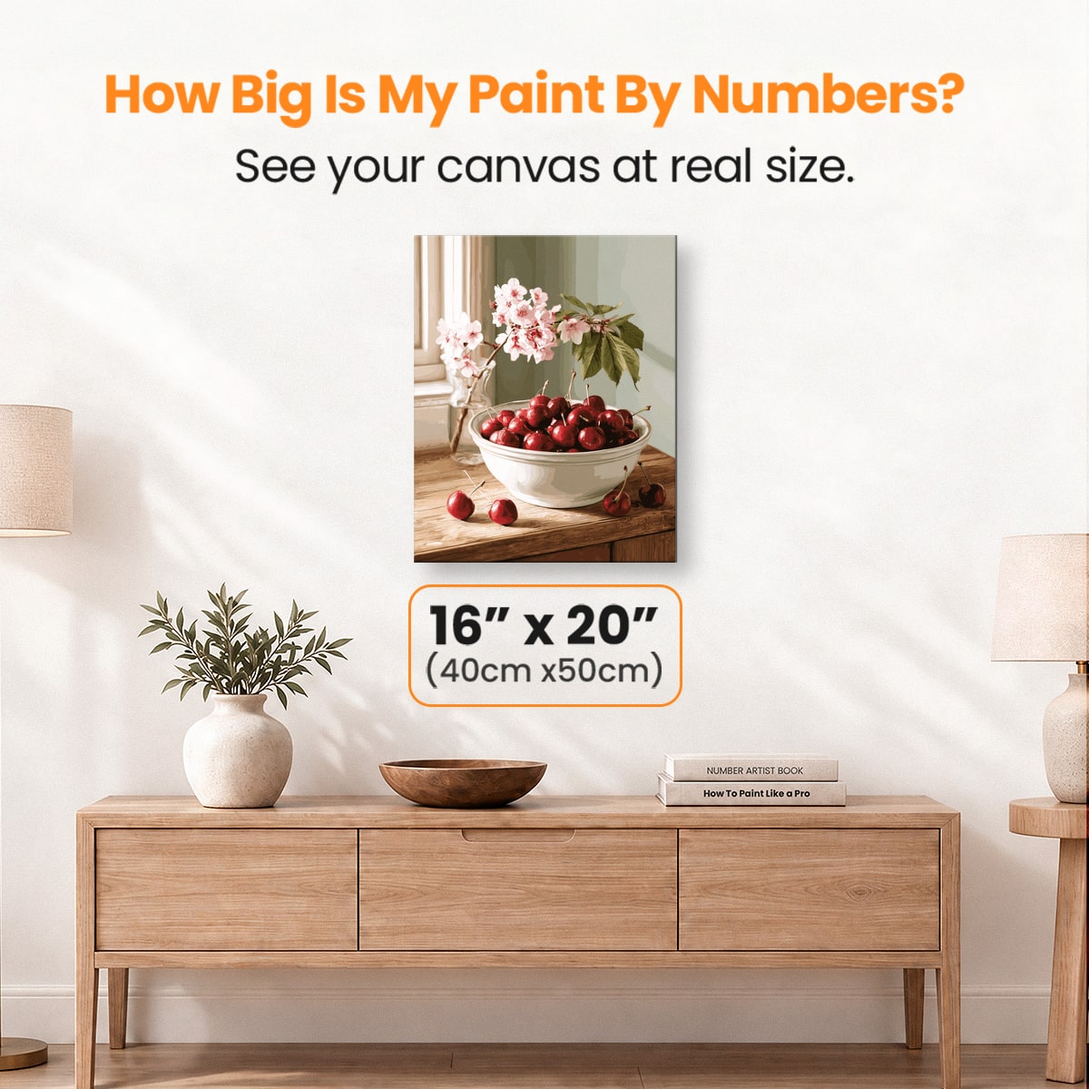 Cherry Season - Number Artist Paint by Numbers Kits