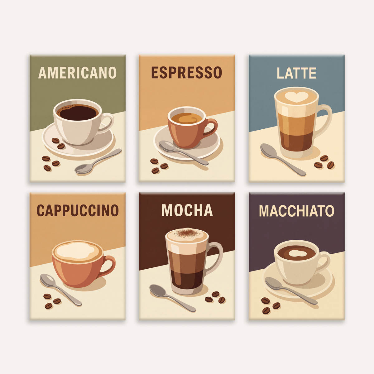 Coffee Menu - Number Artist Paint by Numbers Kits