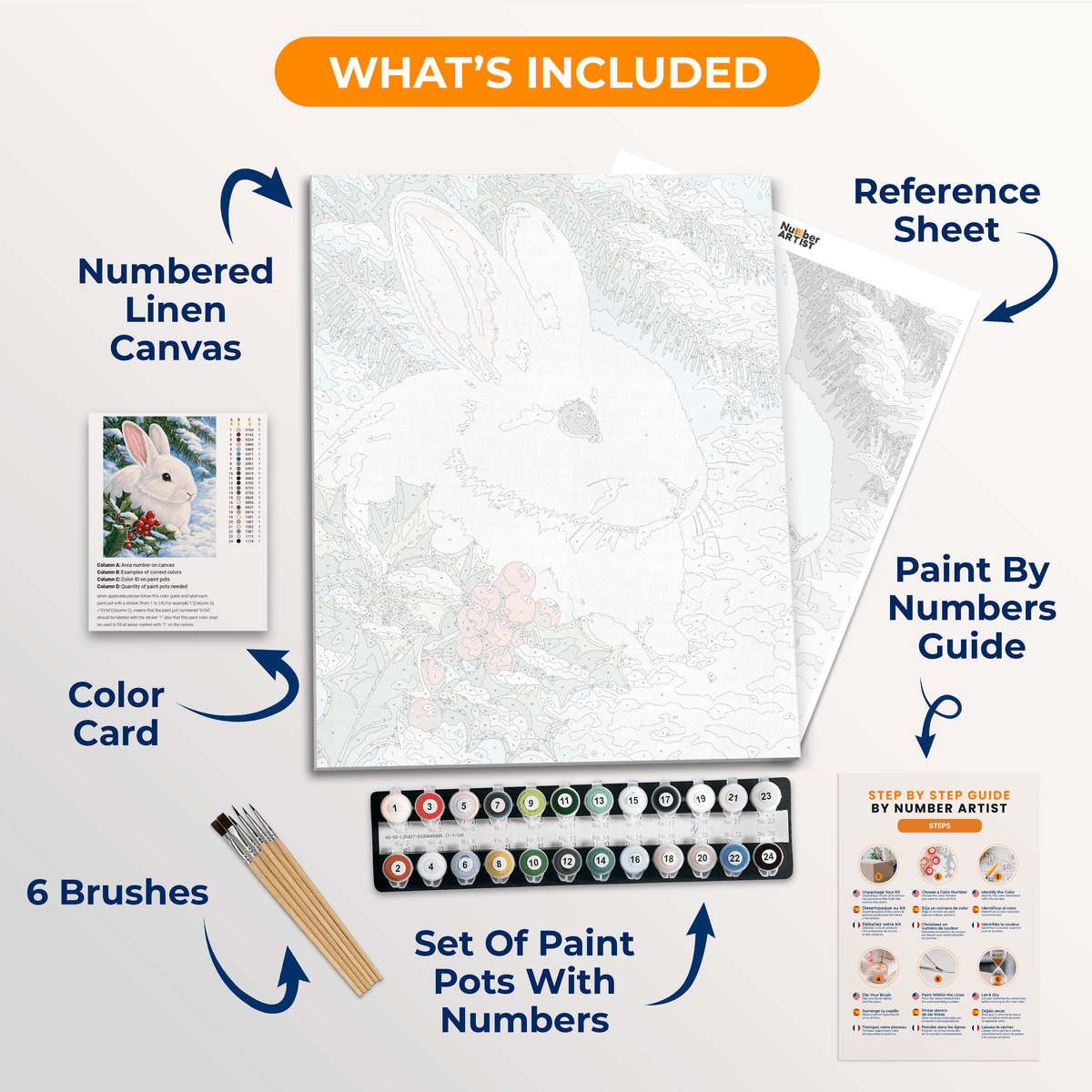 Pure Heart - Number Artist Paint by Numbers Kits