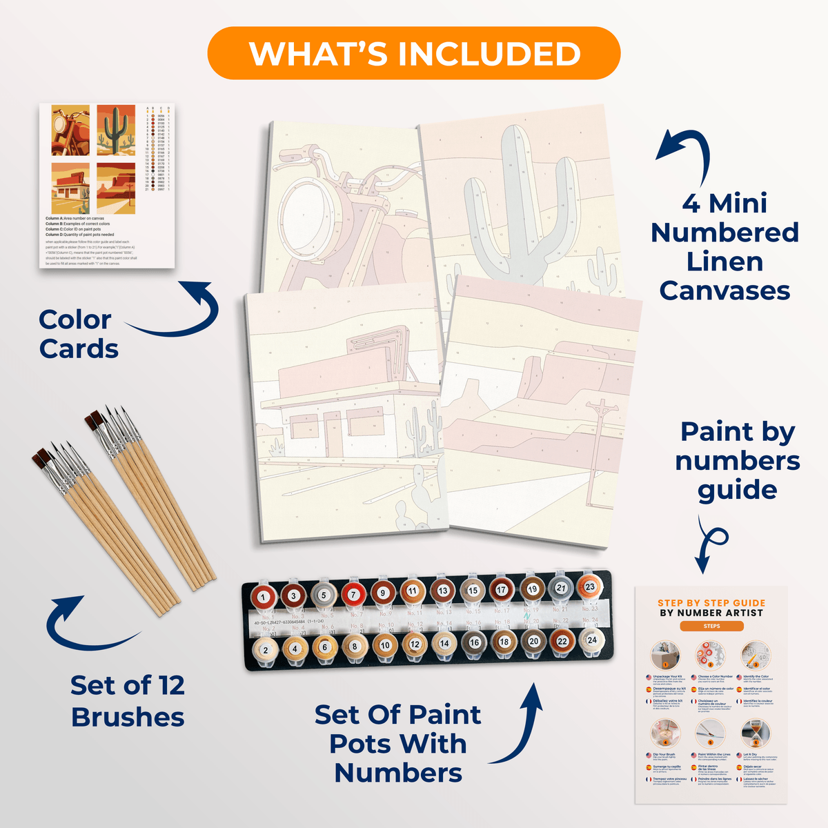 Desert Highway - Number Artist Paint by Numbers Kits