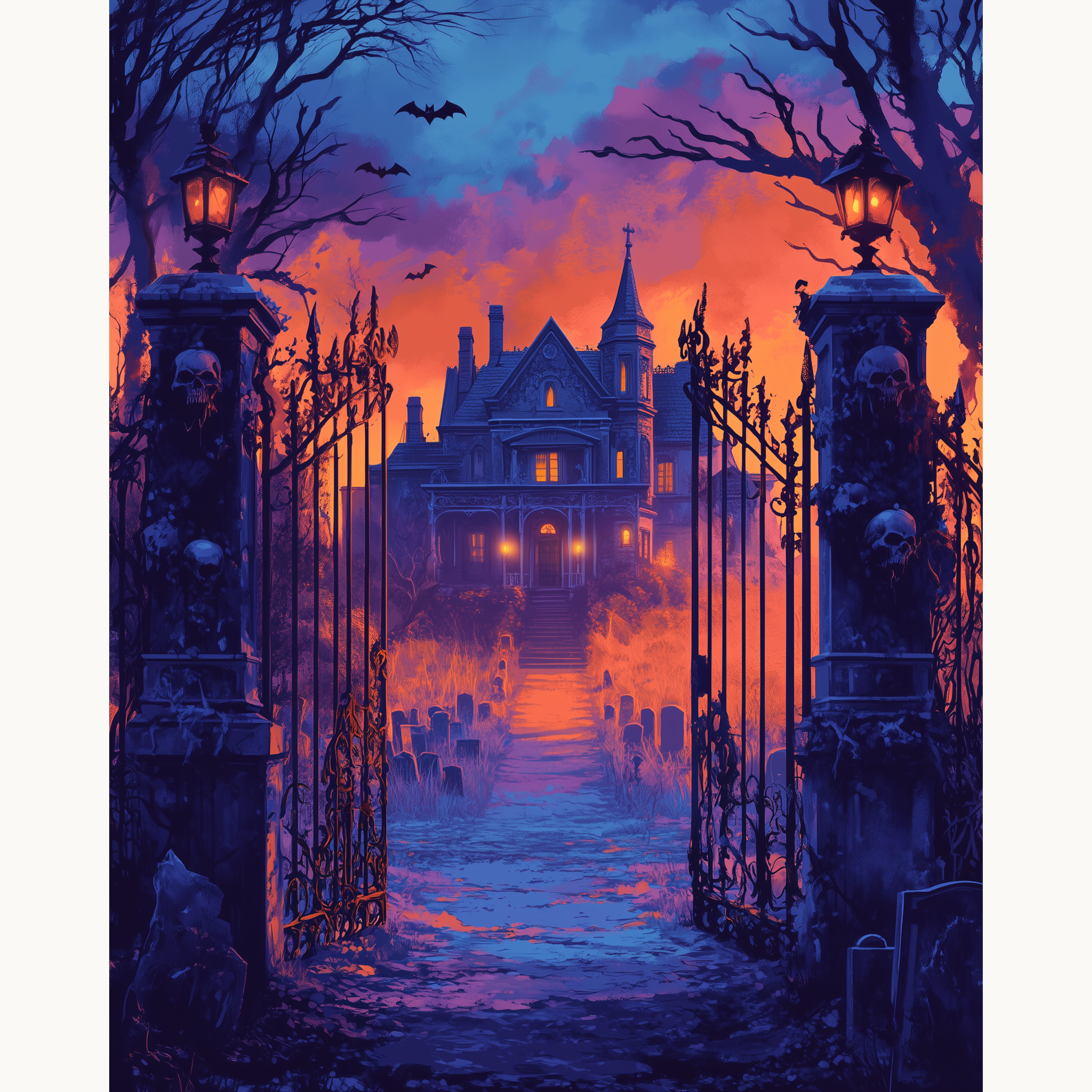 Mad Mansion - Number Artist Paint by Numbers Kits