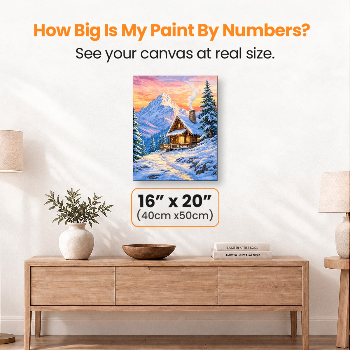 Mountain Haven - Number Artist Paint by Numbers Kits