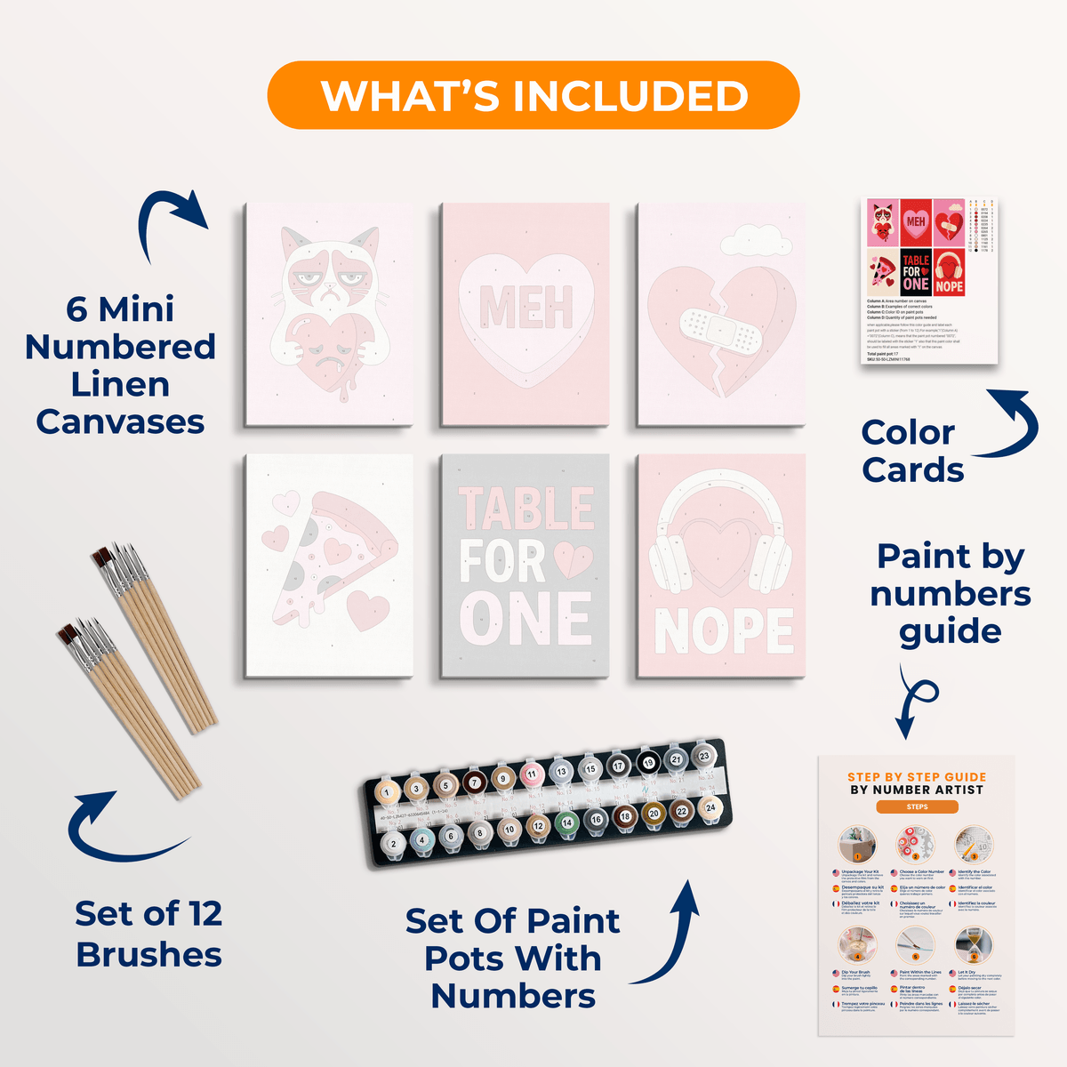 Unlucky Valentine - Number Artist Paint by Numbers Kits