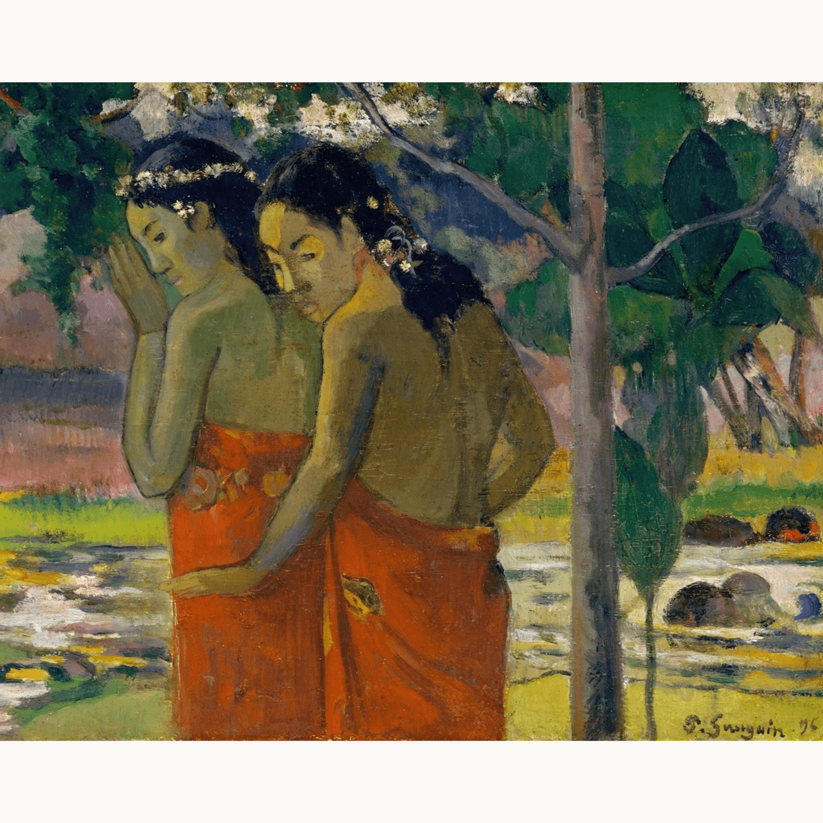 Three Tahitian Women by Paul Gauguin - Number Artist Paint by Numbers Kits