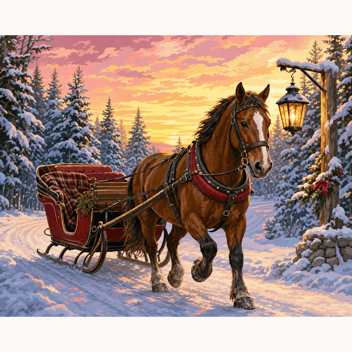 Winter Escape - Number Artist Paint by Numbers Kits