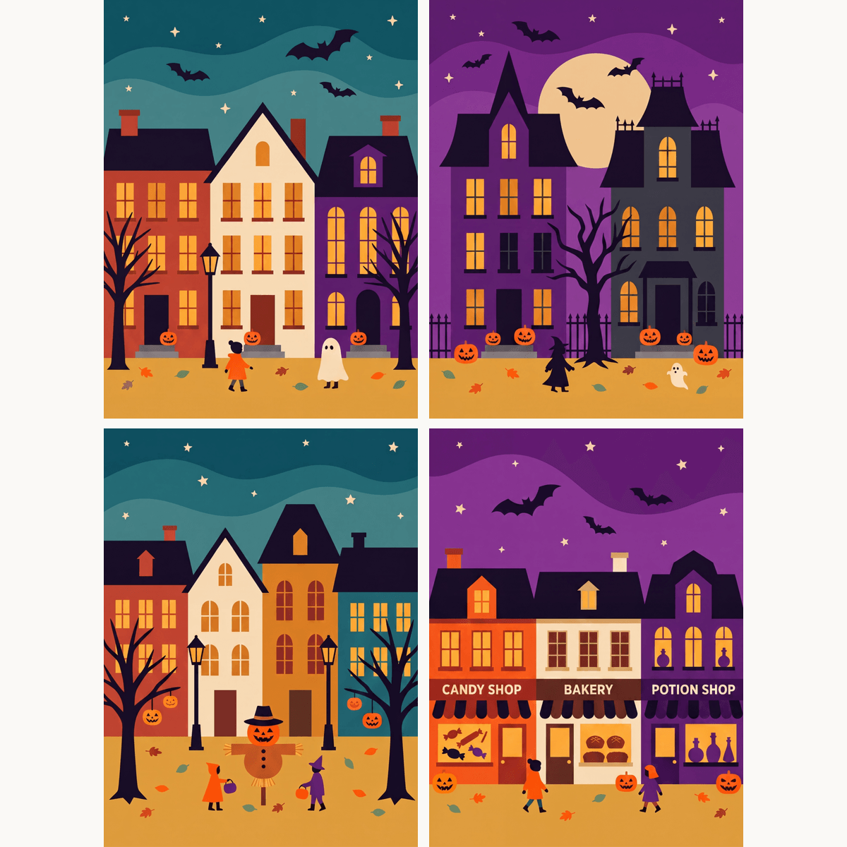 Haunted Village - Number Artist Paint by Numbers Kits