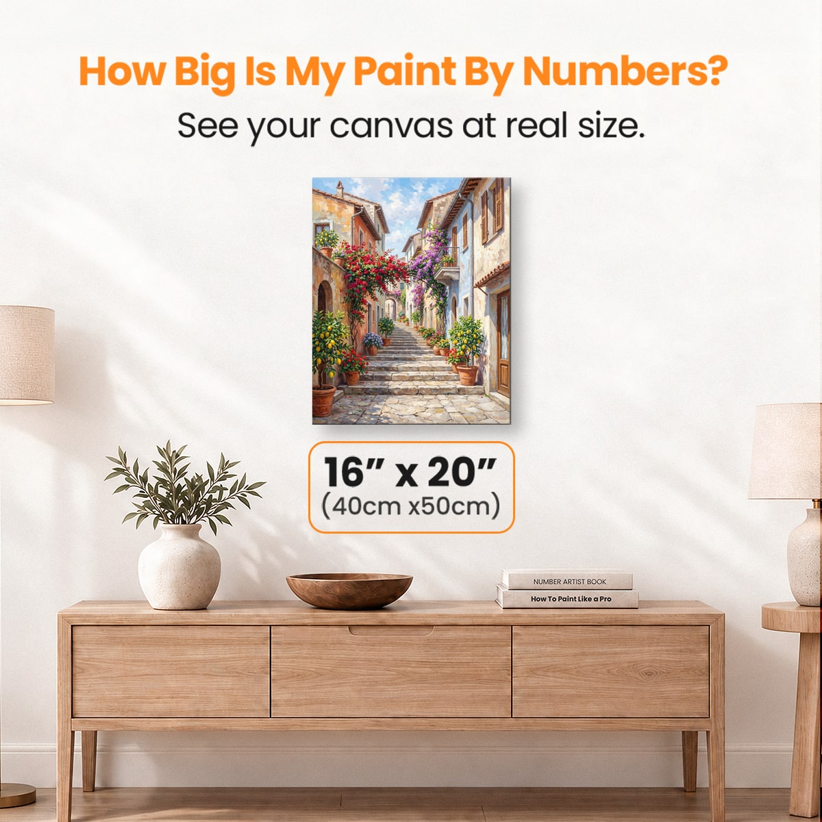 Coastal Stairway - Number Artist Paint by Numbers Kits