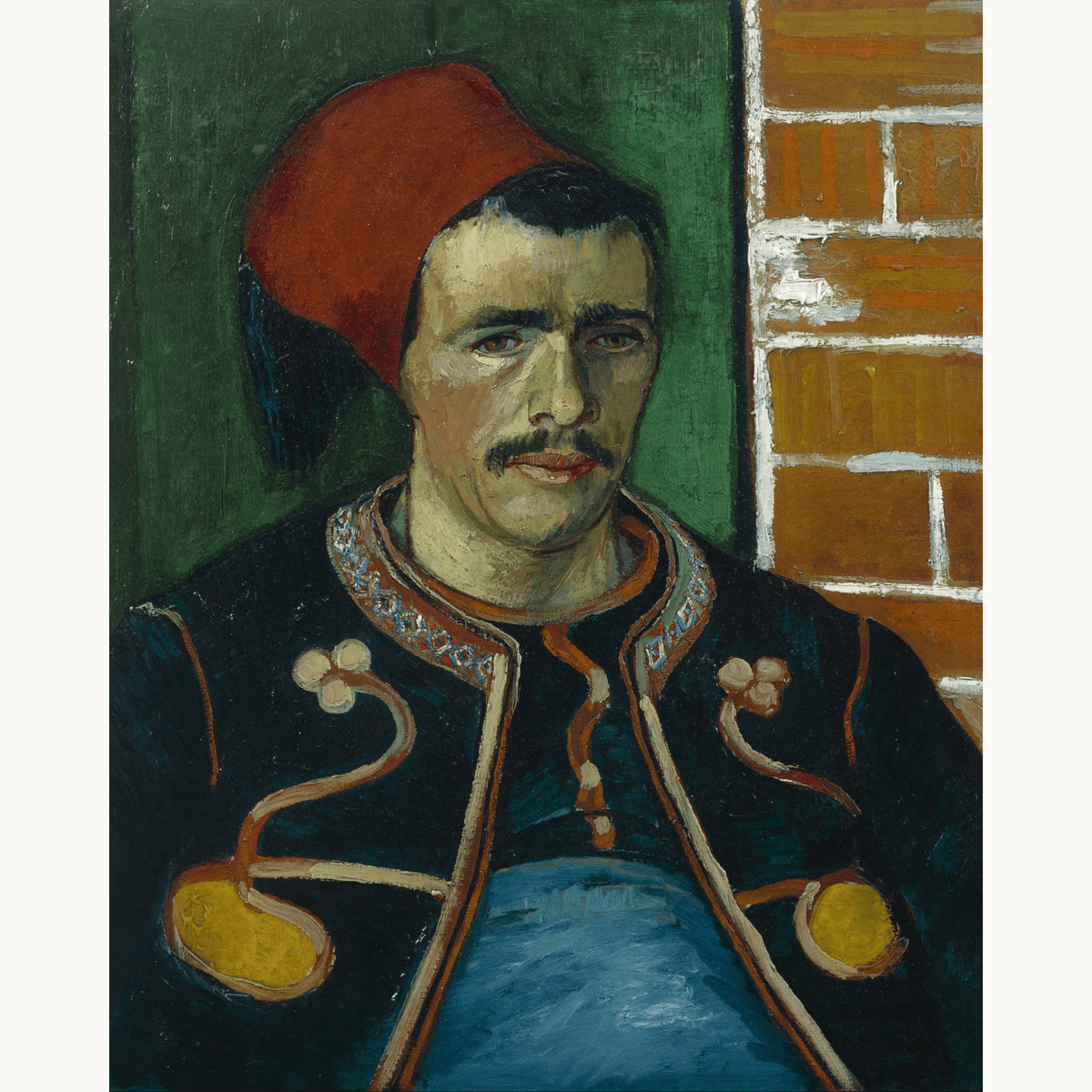 The Zouave by Vincent Van Gogh - Number Artist Paint by Numbers Kits