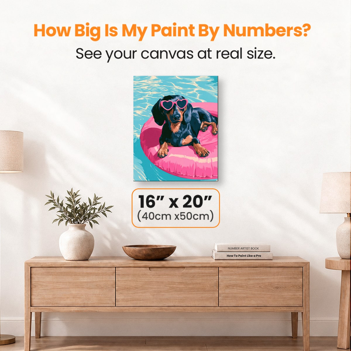 Lazy Daschund - Number Artist Paint by Numbers Kits