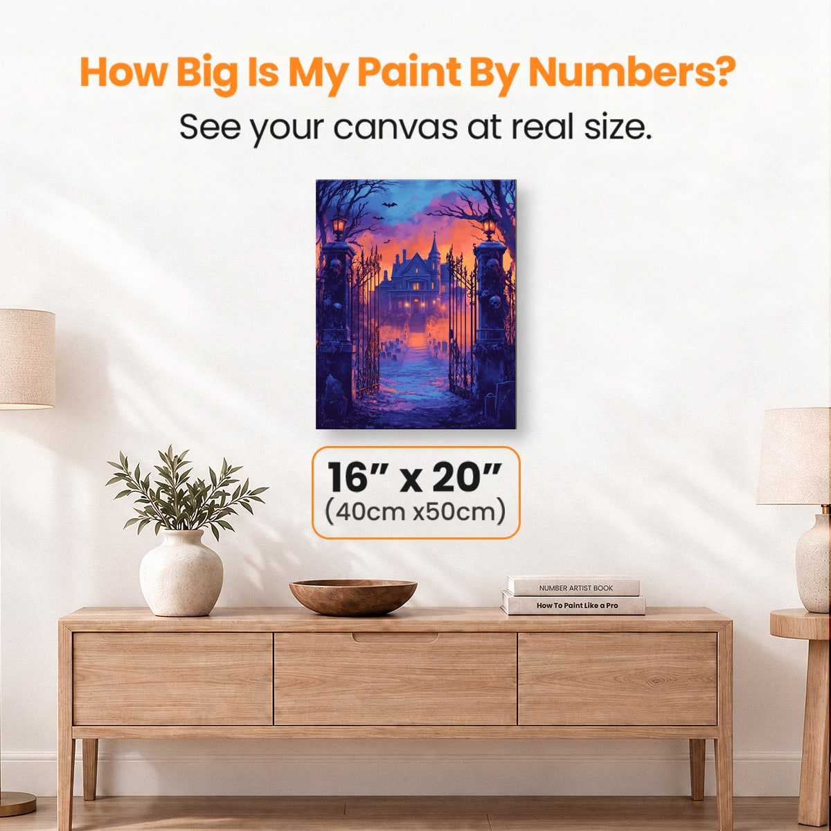 Mad Mansion - Number Artist Paint by Numbers Kits