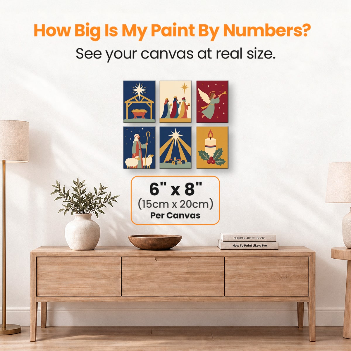 The Nativity - Number Artist Paint by Numbers Kits