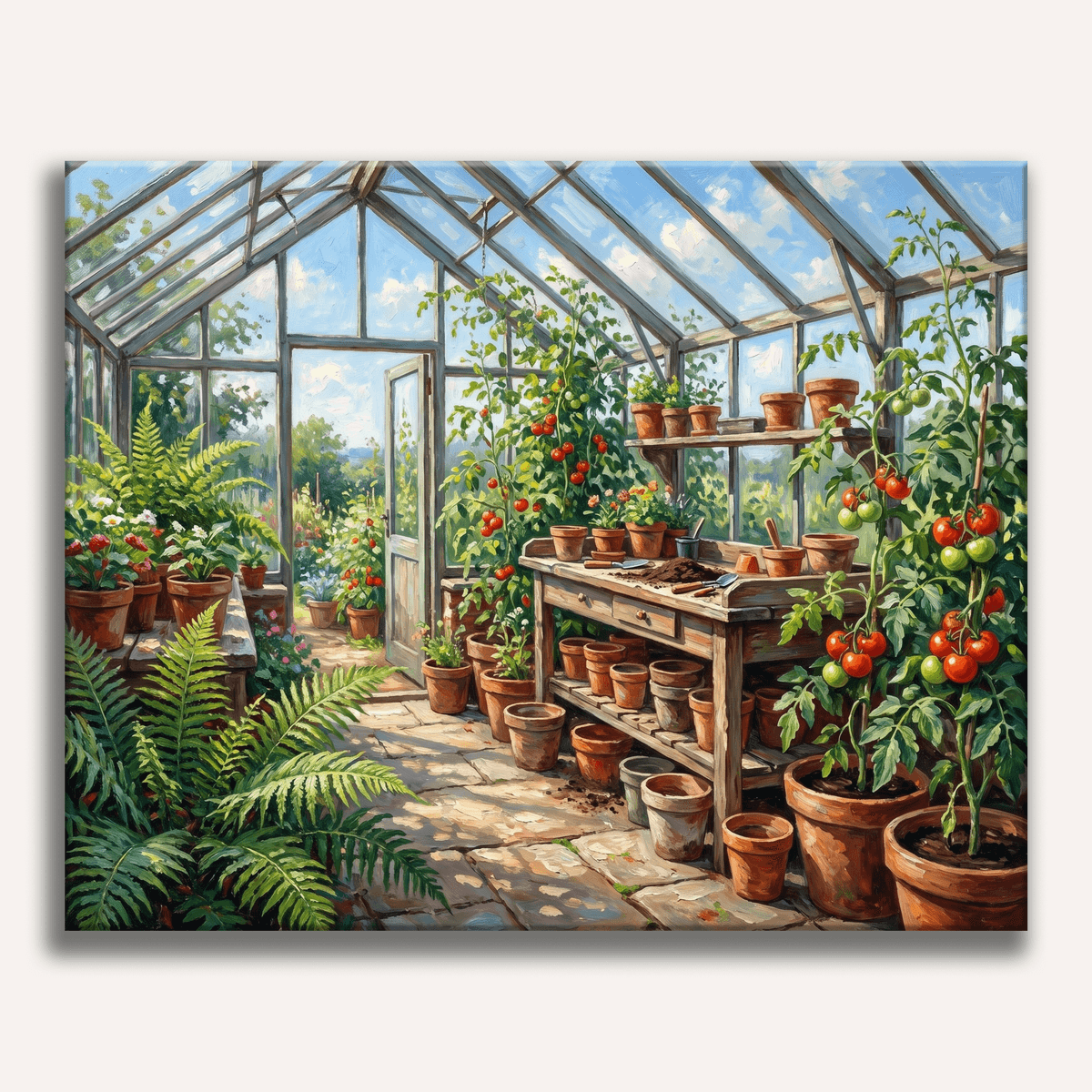Greenhouse Bliss - Number Artist Paint by Numbers Kits