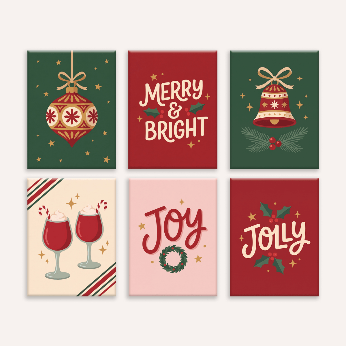 Merry and Bright - Number Artist Paint by Numbers Kits