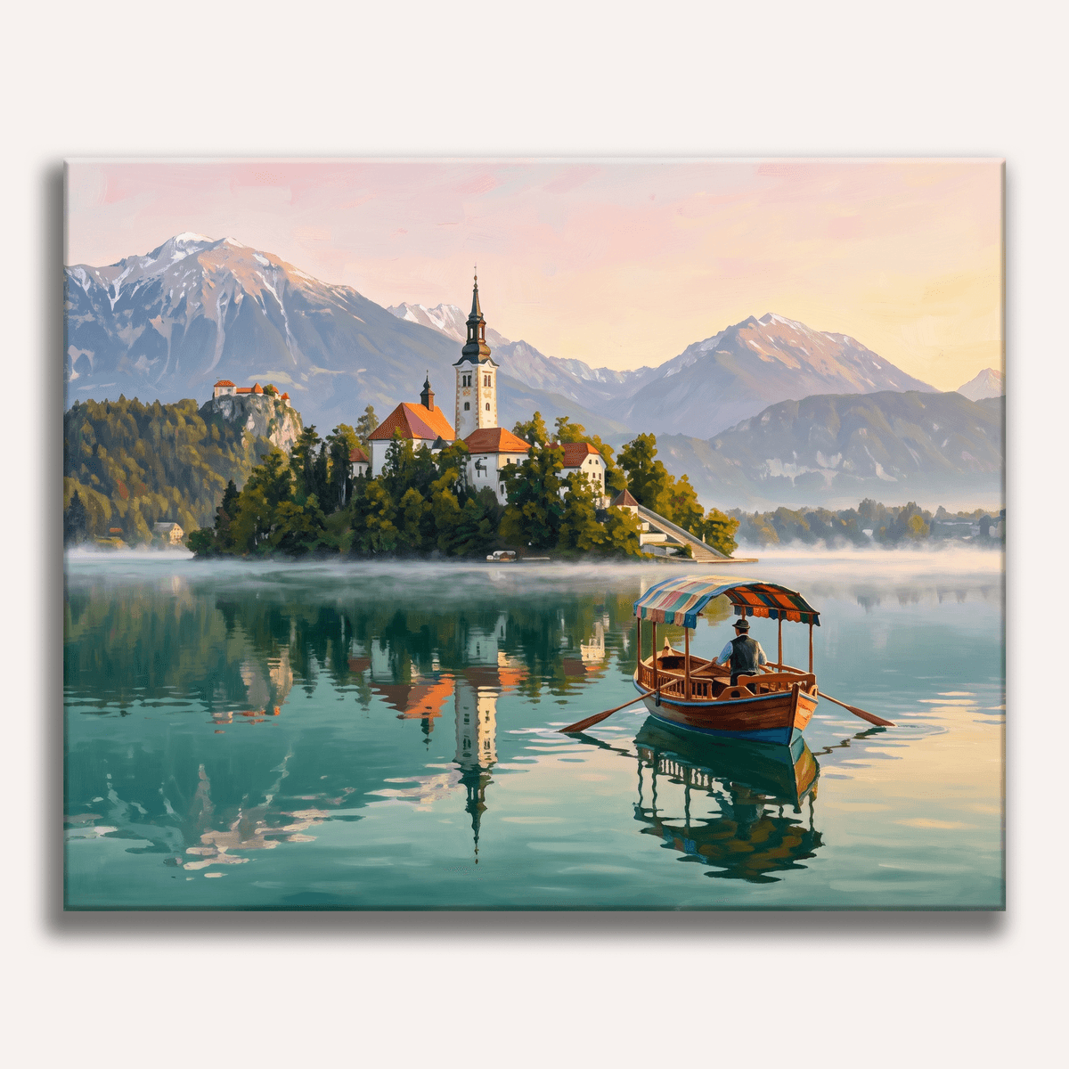 Lake Bled Serenity - Number Artist Paint by Numbers Kits