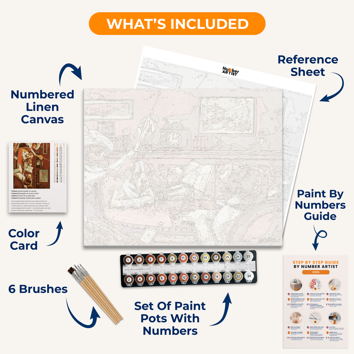 Sitting Up With a Sick Friend by Cassius M. Coolidge - Number Artist Paint by Numbers Kits
