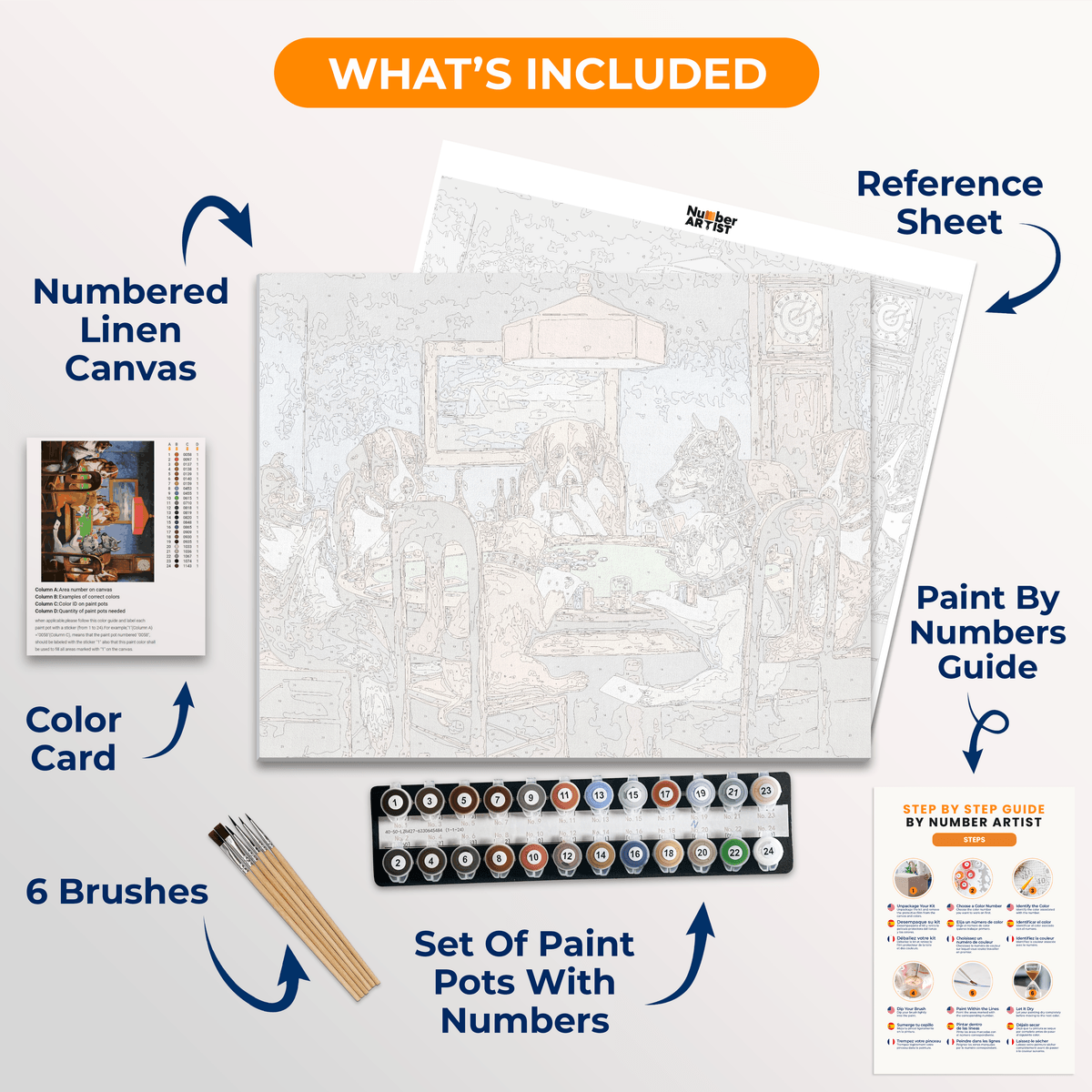 A Friend in Need by Cassius M. Coolidge - Number Artist Paint by Numbers Kits