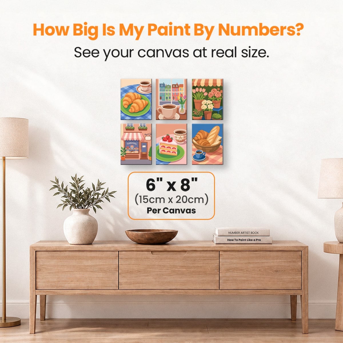 Paris Mornings - Number Artist Paint by Numbers Kits