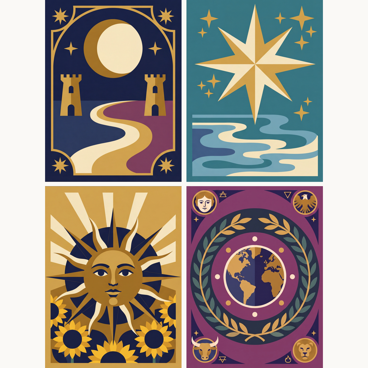 Tarot Cards Vol I - Number Artist Paint by Numbers Kits