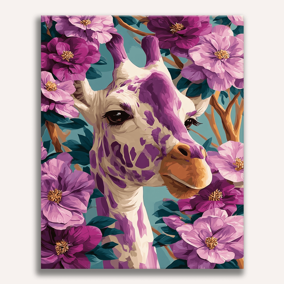 Violet Safari - Number Artist Paint by Numbers Kits