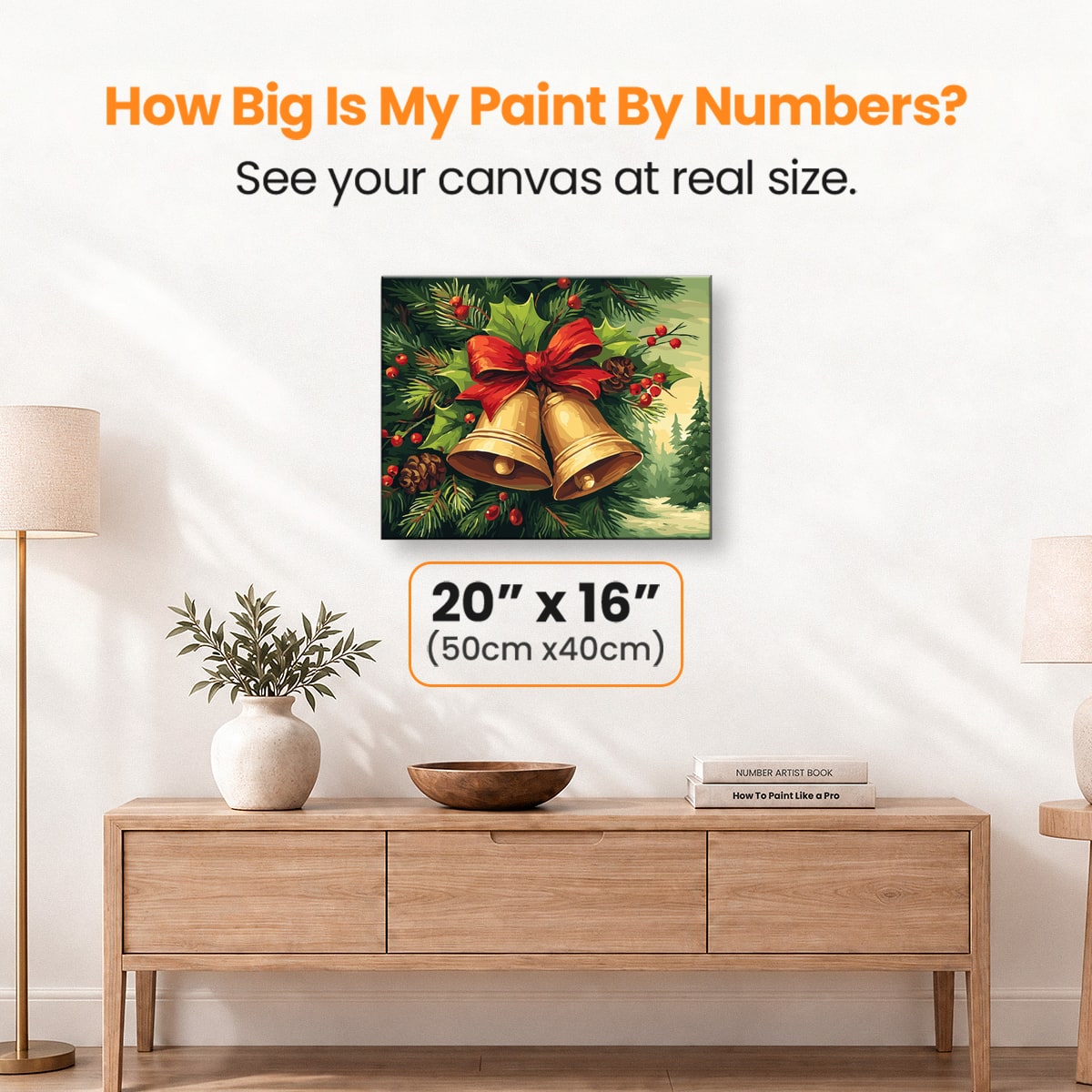 Bells of Christmas - Number Artist Paint by Numbers Kits