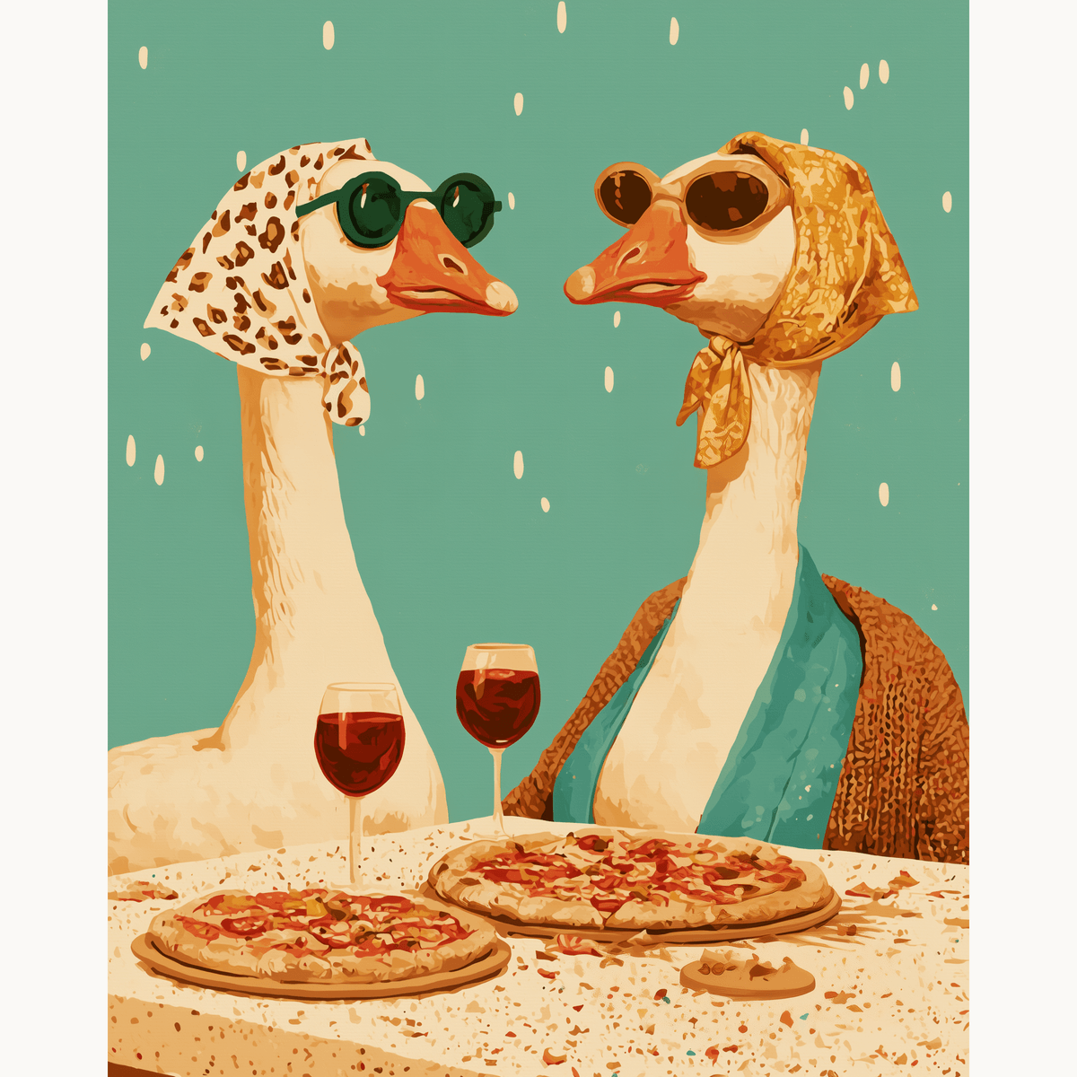 Dinner with Geese - Number Artist Paint by Numbers Kits