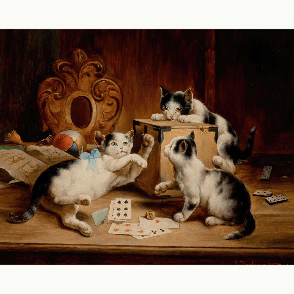 Playing Cards by Carl Reichert - Number Artist Paint by Numbers Kits