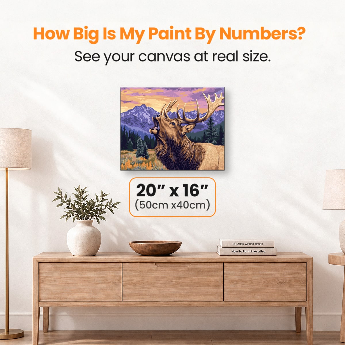 Bugling Elk - Number Artist Paint by Numbers Kits