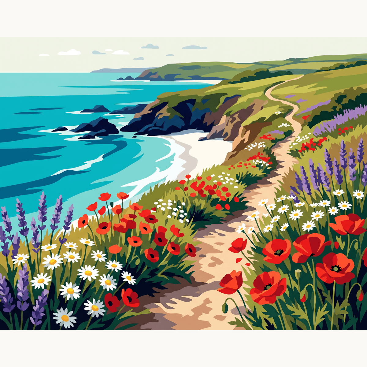Joyful Wander - Number Artist Paint by Numbers Kits