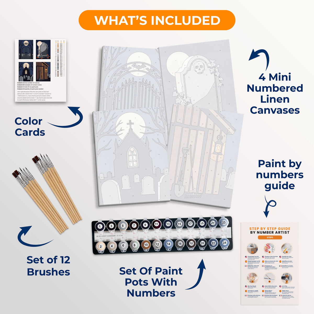 Chapel Bells - Number Artist Paint by Numbers Kits